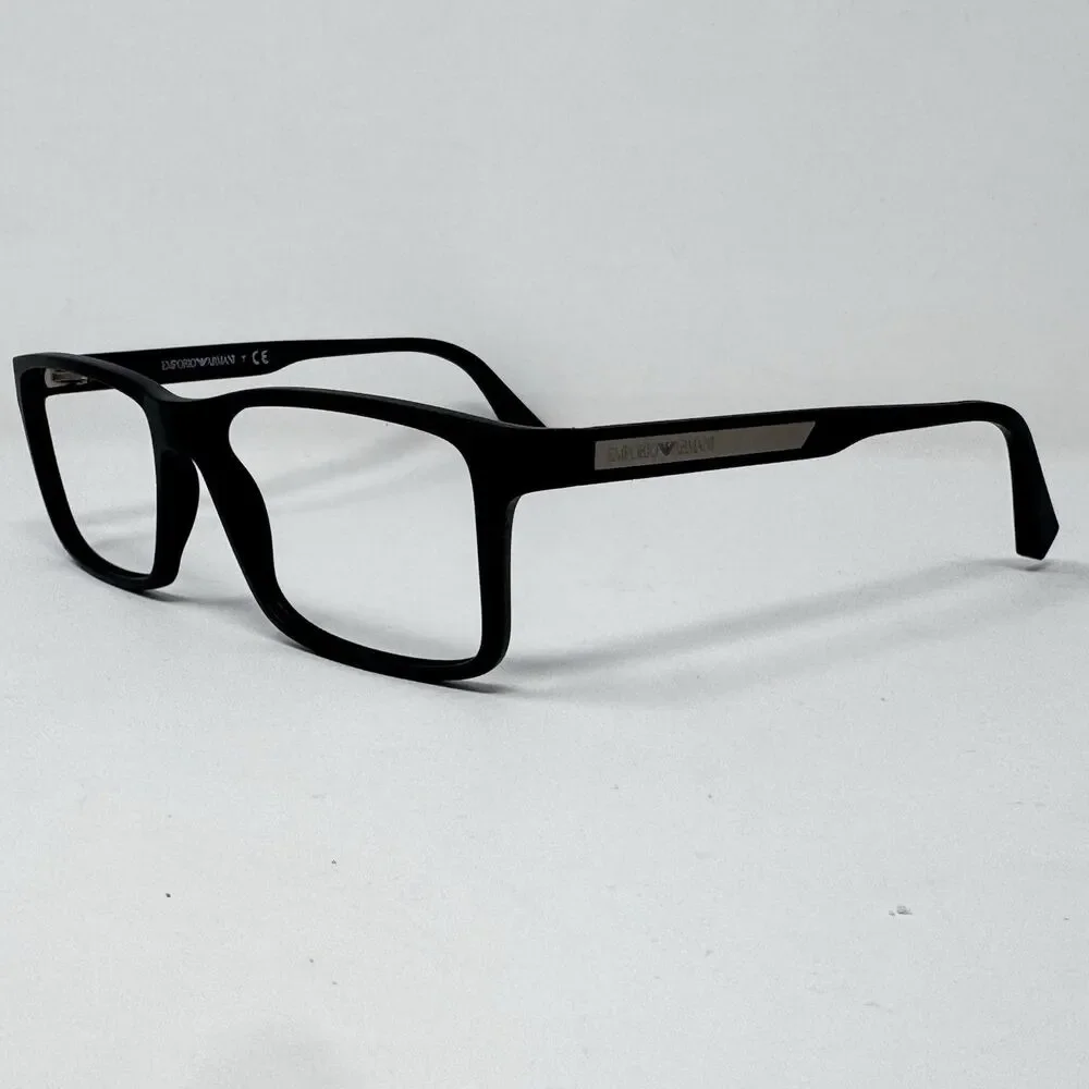Emporio Armani EA3038 5063 Matte Black Eyeglass Frames 56-16-140